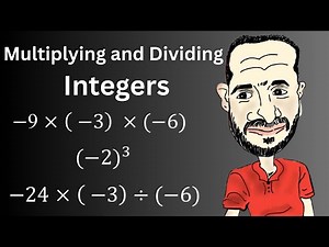How to Multiply and Divide Negative and Positive Numbers (Integers Made Easy!)