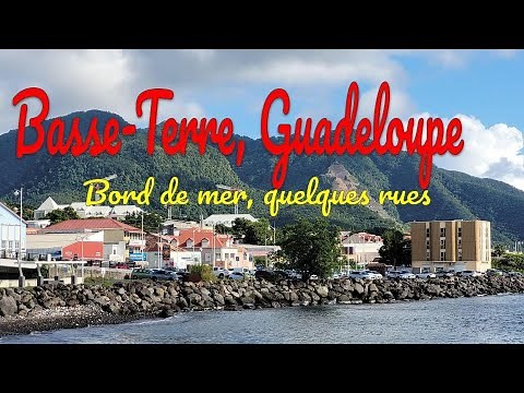 Basse-Terre (Guadeloupe): le bord de mer et un peu du centre-ville #guadeloupe #montagne