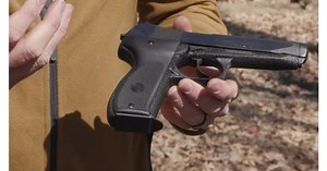 Going a few rounds with the funky disco-era Steyr GB pistol (VIDEO)