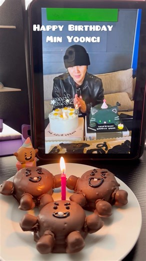 Making a shooky #suga #minyoongi #agustd #birthday #oreo #bts #shooky #bt21