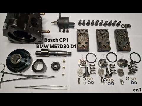 M57 Bosch CP1 pompa paliwa rozbiórka | a moze sekcja zwłok? | M57D30 D1 common rail