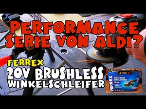 BRUSHLESS SERIES: FERREX 20V cordless angle grinder from Aldi
