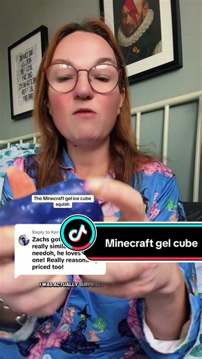 Replying to @Kerry-f Apparently my latest viral moment is not the Minecraft Jelly Cube itself… it is the national debate over how I say Minecraft. Not the squishy. Not the sensory satisfaction. Not the fact that this little jelly cube is actually ridiculously fun to squish. No. The pronunciation. Minecraft. Mine-craft. Mine-craaft. Minecreft. Whatever version your regional accent has decided is correct. So naturally, instead of acting like a mature adult, I made a whole video saying Minecraft in