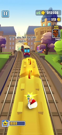 and ill do it again #fyp #viral #crush #subwaysurfers #train #him #greenscreen #foryoupage #vent #pov
