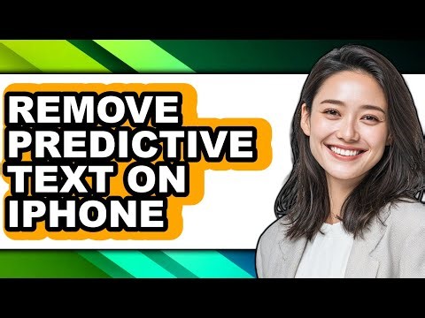 How to Remove Predictive Text on Iphone (updated)