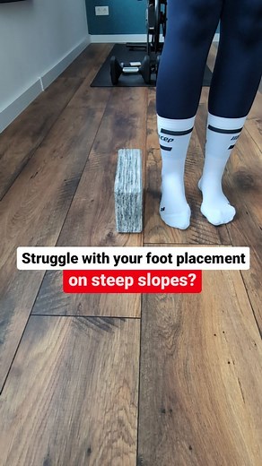 I used to find the Piolet Ramasse on steep terrain really challenging - not because of the movement or more strength... But because of the LACK OF FLEXIBILITY in my ankles which meant I spent the majority of each step trying to step where it hurt least. Long story short... My technique was ineffective, painful and dangerous because I was so focused on trying to avoid the tightness rather than being aware of the quality of each step - basically I slipped... And swore a lot 🤣 Practicing this tech