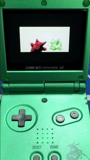 Japanese Pokémon Red on Game Boy Advance SP (No Talking)