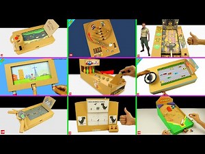 10 Amazing Cardboard Games Compilation