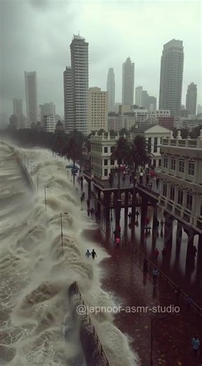 TSUNAMI ALERT! Witness the Fury of a 100ft Tsunami Wave!
