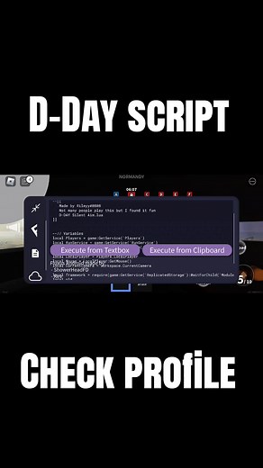 #script #roblox #scripts D-Day script