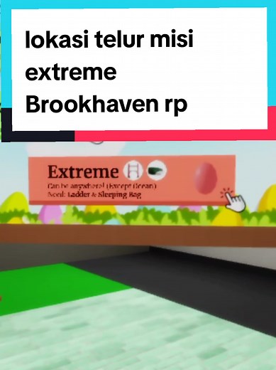 Temukan Lokasi Telur Egg Hunt Misi Extreme di Brookhaven RP
