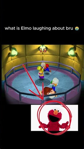 WHAT IS ELMO DOING BRUH 🥀 #memes #nintendo #retro #mario