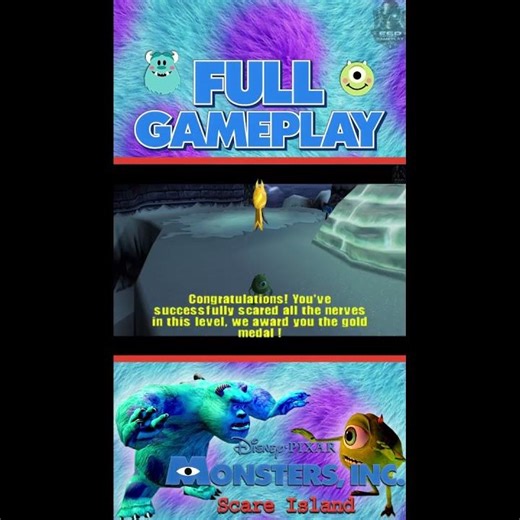 Monsters, Inc. Scare Island - Full Game 4K Promo III #shorts #gaming #monstersinc