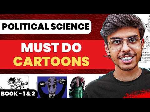 ALL IMPORTANT CARTOON Based Questions - Class 12 Political Science for Board Exam 2026 CBSE