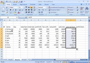 MS Excel 2007 tutorial 7 ohdp