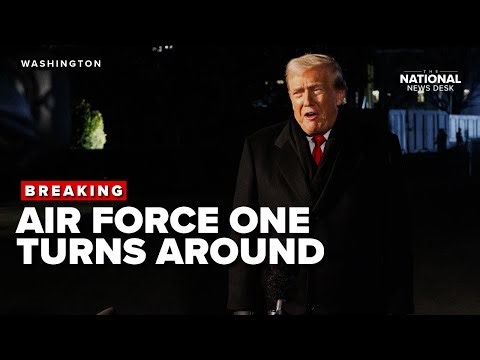 BREAKING: Air Force One turns around with Trump on board