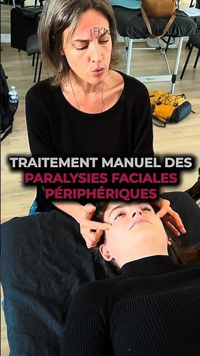 Manual treatment of peripheral facial paralysis
