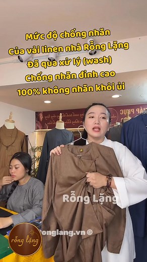 18K views · 253 reactions | Mức độ chống nhăn của linen nhà Rỗng Lặng...