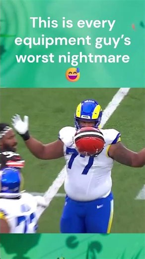 Every Equipment Manager’s Worst Nightmare 😱