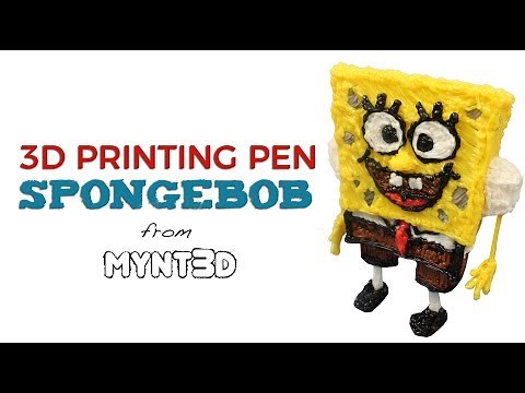 3D pen SpongeBob MYNT3D Project tutorial