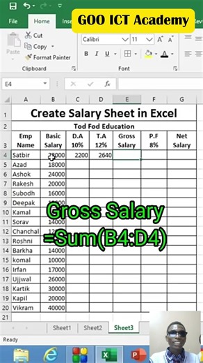 Stop Wasting Time! 🛑 Create Automated Salary Sheets in Excel (The Pro Way)