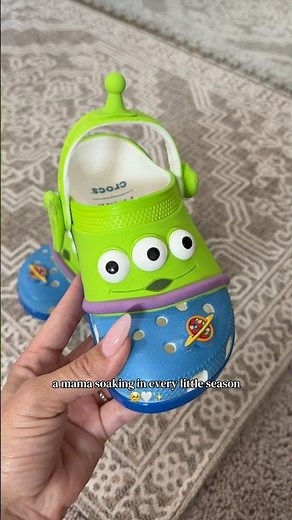 The cutest Toy Story alien Crocs for kids 💚