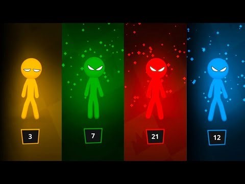 Stickman Party - Tournament Mode 1-4 Player Random | Gameplay Walkthrough MiniGames Update