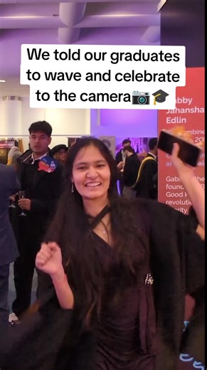 Con-grad-ulations! Say hi, wave and celebrate to the camera🎓🤩📷 #NewcastleUni #WeAreNCL #NewcastleUniversity #Graduation
