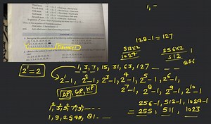 Observe the pattern in each of the following number sequences a... | Filo