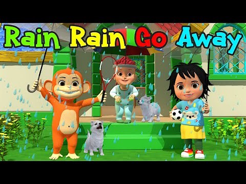 Rain Rain Go Away ☂️🌧️☂️ Super Simple Songs