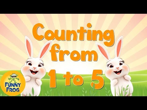 Count to Five with Bunnies 🐰 | Fun Counting Song for Toddlers & Preschoolers