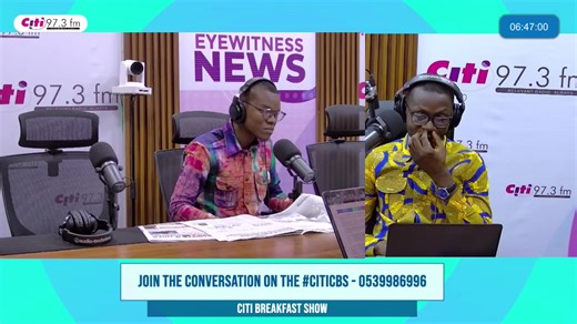 You are watching a live stream of the Citi Breakfast Show | #CitiCBS | Citi 97.3 FM