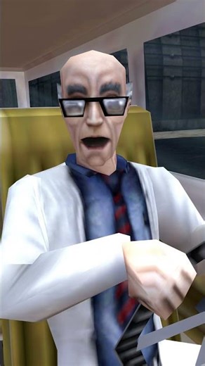 Fellow Scientist and the dog go to the vet clinic 🚗🐕 / Half-Life #shorts #memes