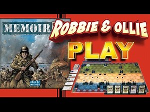 Memoir 44 Playthrough and How to Play - Omaha Beach Scenario