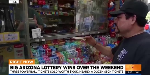 Dozen Arizona lottery players win big cash prizes