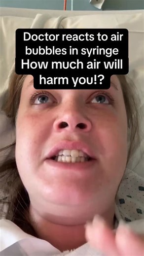 2M views · 40K reactions | Tiny air bubbles in a syringe aren’t deadly — it takes a massive amount (3–5 cc/kg) of air injected into a vein to be lethal. Still, always clear your lines. #PatientSafety #AnesthesiaTok #MedTok #DoctorLife #HealthcareFacts | Zachary Meade | Facebook
