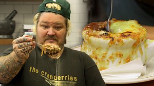 You might be crying because of how good Matty Matheson's French onion soup is, but you also might be crying because there are six types of onions in it. Get the recipe here: https://vice.video/2PGnE6C | How-To