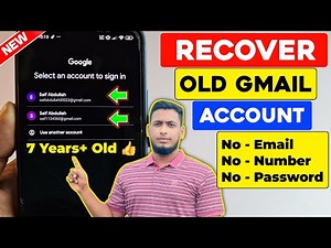 How to Login Old Gmail Account | Gmail Account Recovery Without Email & Password 2025