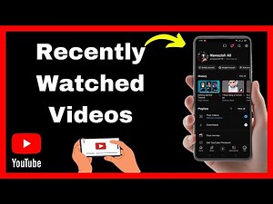 How To See Recently Watched Videos On YouTube – Quick Tutorial