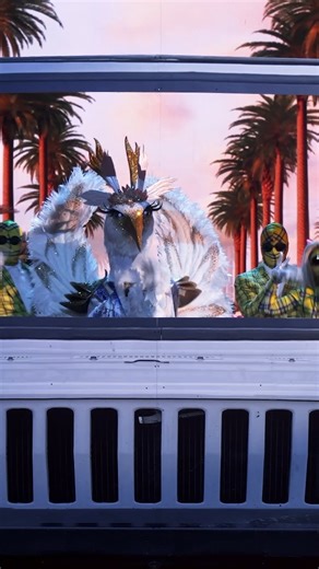 The Masked Singer on Instagram: "If this is wildcard energy — yes, yes, and a thousand times YES! 🪽✨ #CraneMask #TheMaskedSinger"