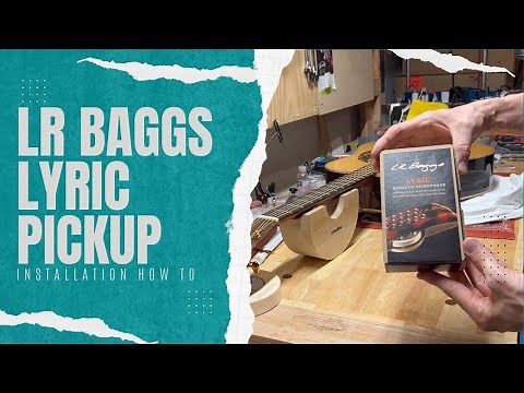 LR Baggs Lyric Pickup Installation (How to install a guitar pickup)