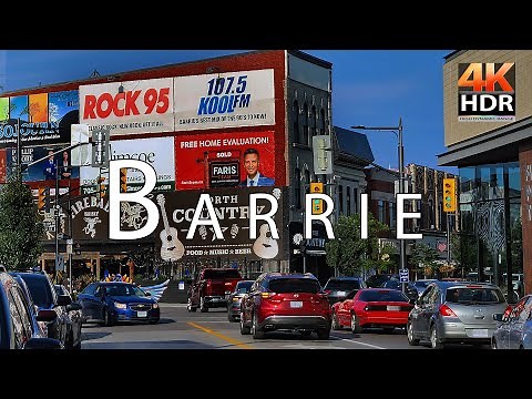 ✨Barrie Ontario: A Scenic Walking Tour Of Downtown And Waterfront In 4K HDR