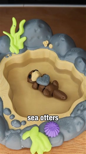 Why do Otters love rocks so much?
