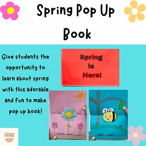 Spring Pop-up Book Craft Activity