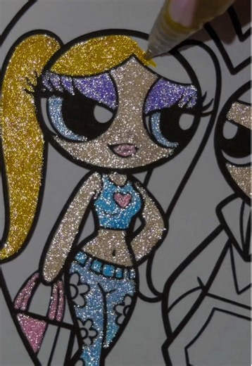 Creative Coloring with Saspoo Glitter Pens