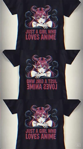 Just A Girl Who Loves Anime T-Shirt Review | Demon Girl Merch Showcase