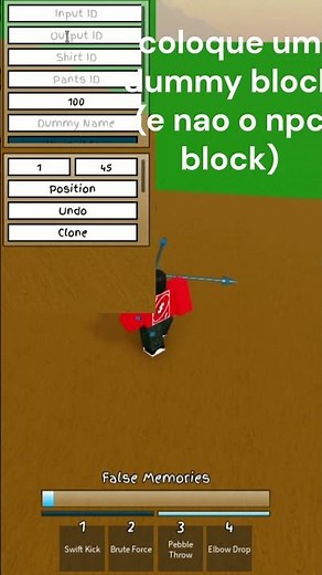 Tutorial de como fazer um dummy customizado no servidor privado do jjs #jjs #roblox #tutorial