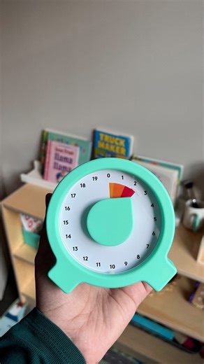 Azka | Screen-Free Activities on Instagram: "Comment TIMER for the link and here’s how they can be used 👇🏽 Toddlers and little kids don’t understand what we mean when we say “just wait 5 minutes” which is why tools like visual timers are SO helpful! Here are a few examples of when they can be used: ✨ Transitioning Between Activities: Use a visual timer to signal when it’s time to move from one activity to another, such as playtime to mealtime or bath time to bedtime. ✨ Task Compl