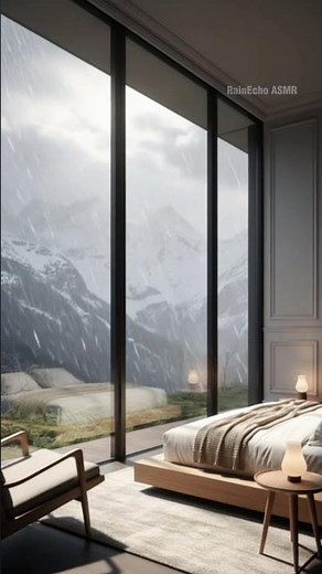 Relaxing Rain on Window | Perfect Thunderstorm Ambience for Sleep #asmrrain #relax #relaxingrain