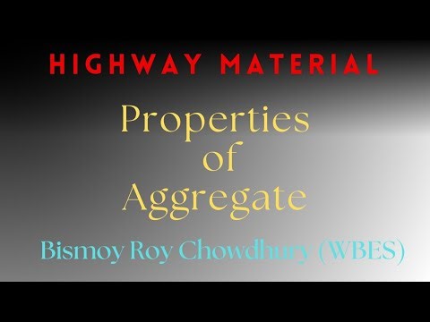 39. Aggregates used in bituminous concrete [] Highway materials [] Highway classes in bengali